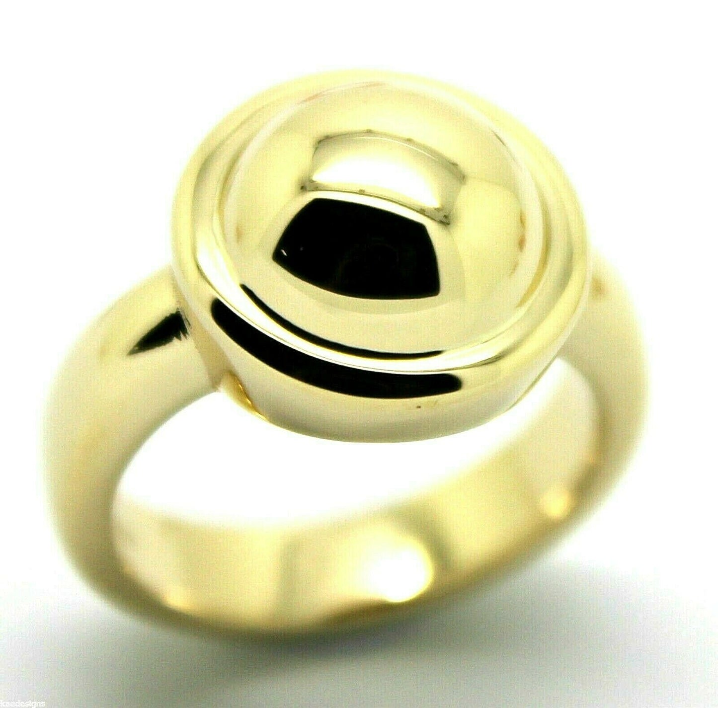 Size N1/2 Genuine Solid 9ct Yellow, Rose or White Gold Heavy Half Ball Ring