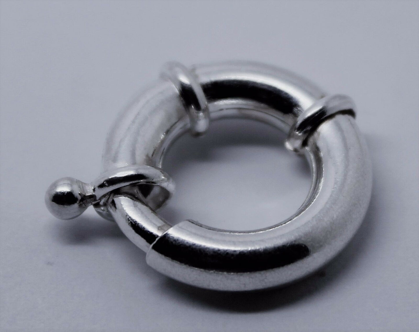 Sterling Silver Bolt Ring 12mm or 14mm or 16mm or 18mm or 20mm