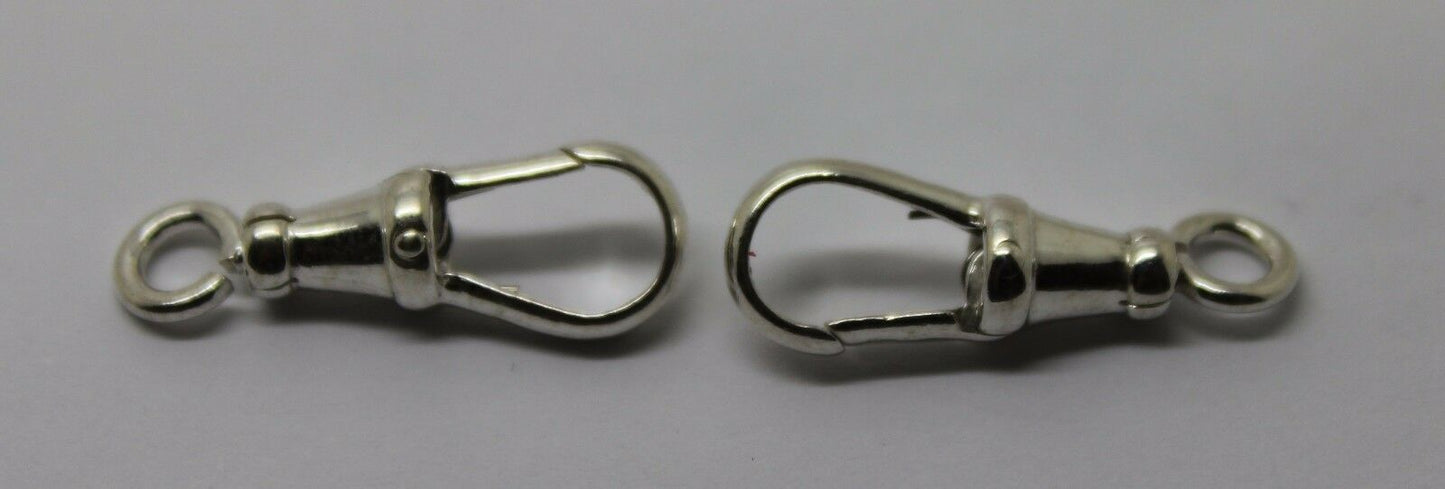 Kaedesigns Large 2 X Sterling Silver Albert Swivel Clasp 25mm