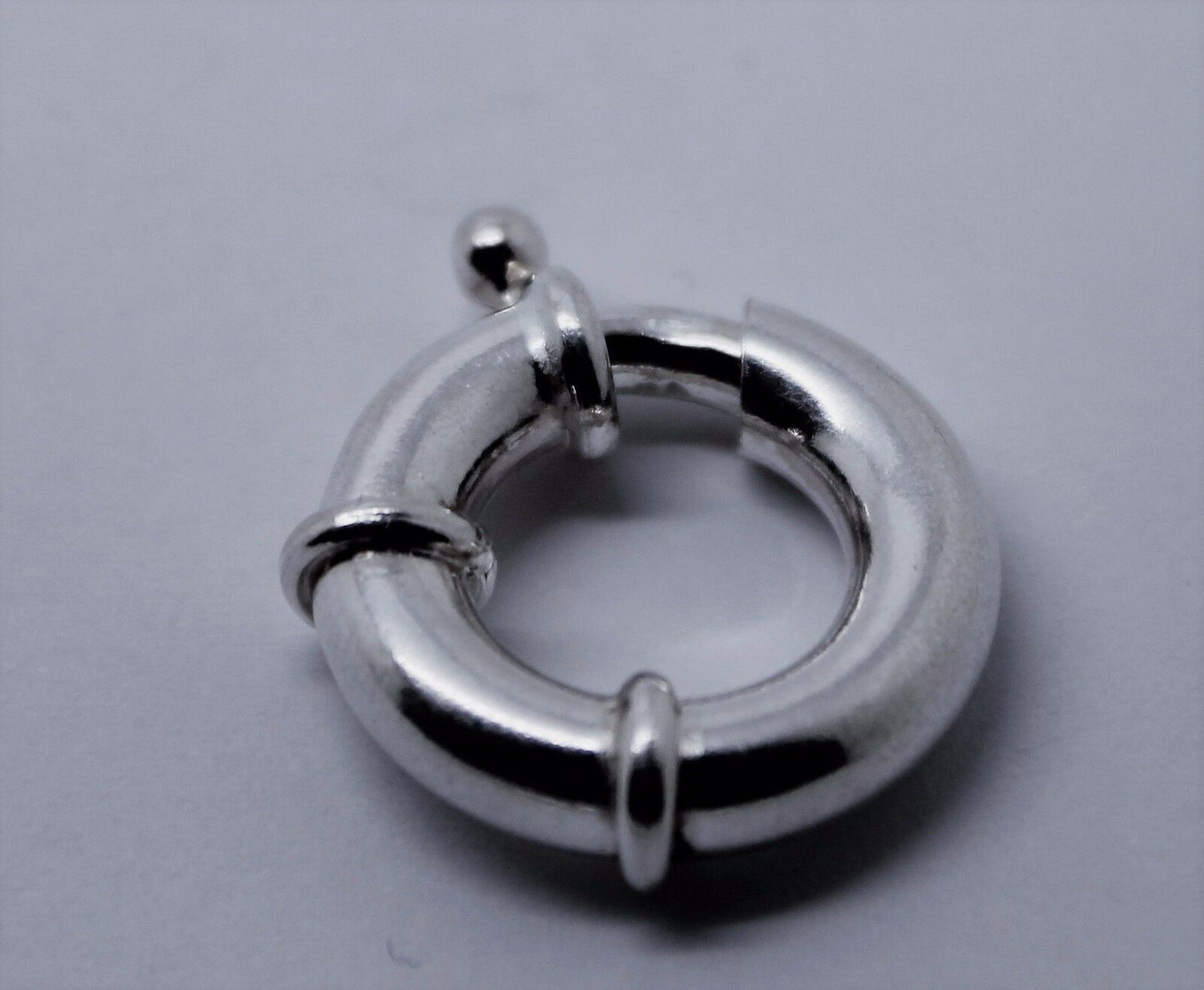 Sterling Silver Bolt Ring 12mm or 14mm or 16mm or 18mm or 20mm