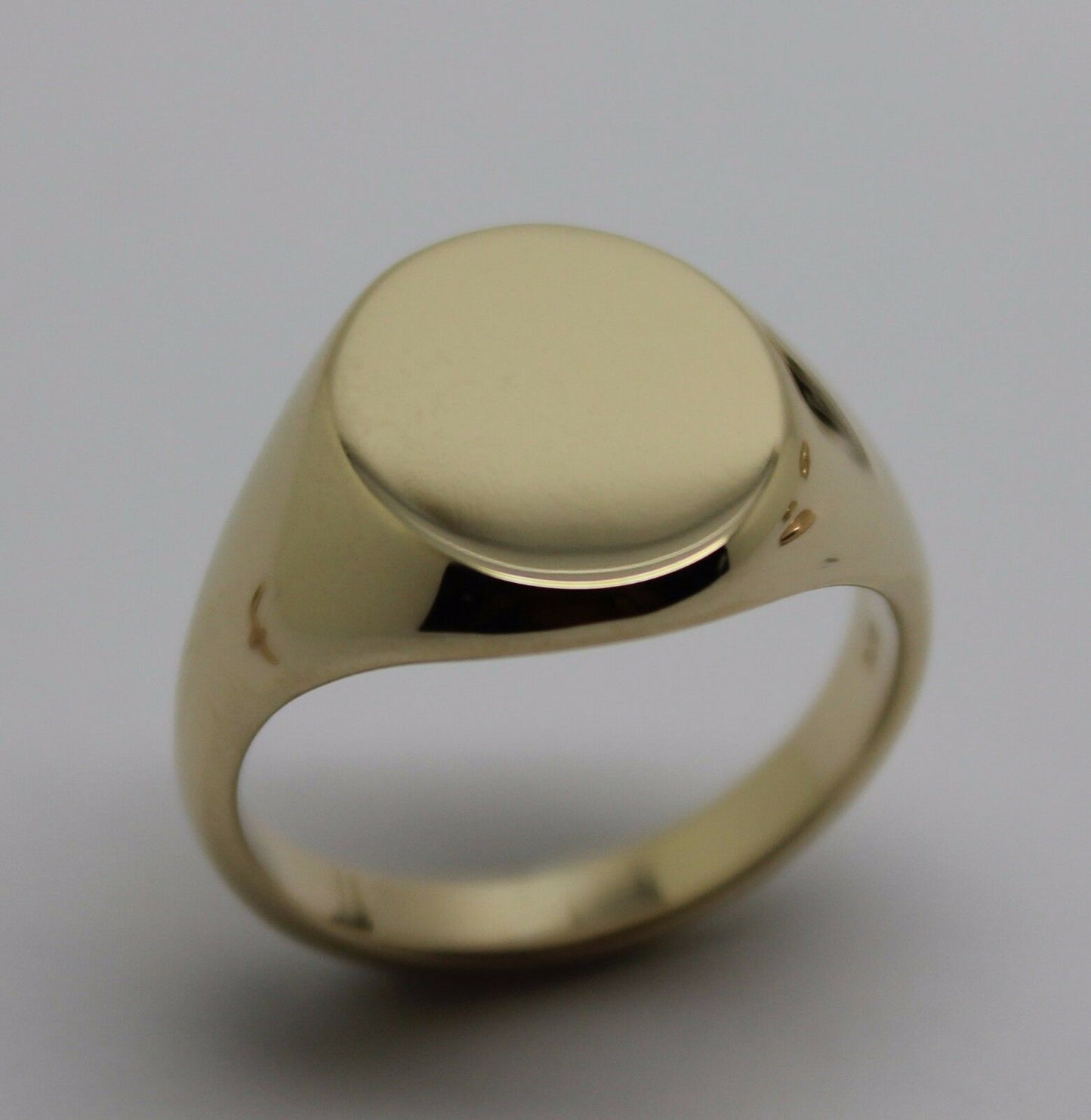 Kaedesigns Genuine 9kt 9ct Yellow, Rose or White Gold Full Solid Heavy Signet Ring 318 - Choose your size
