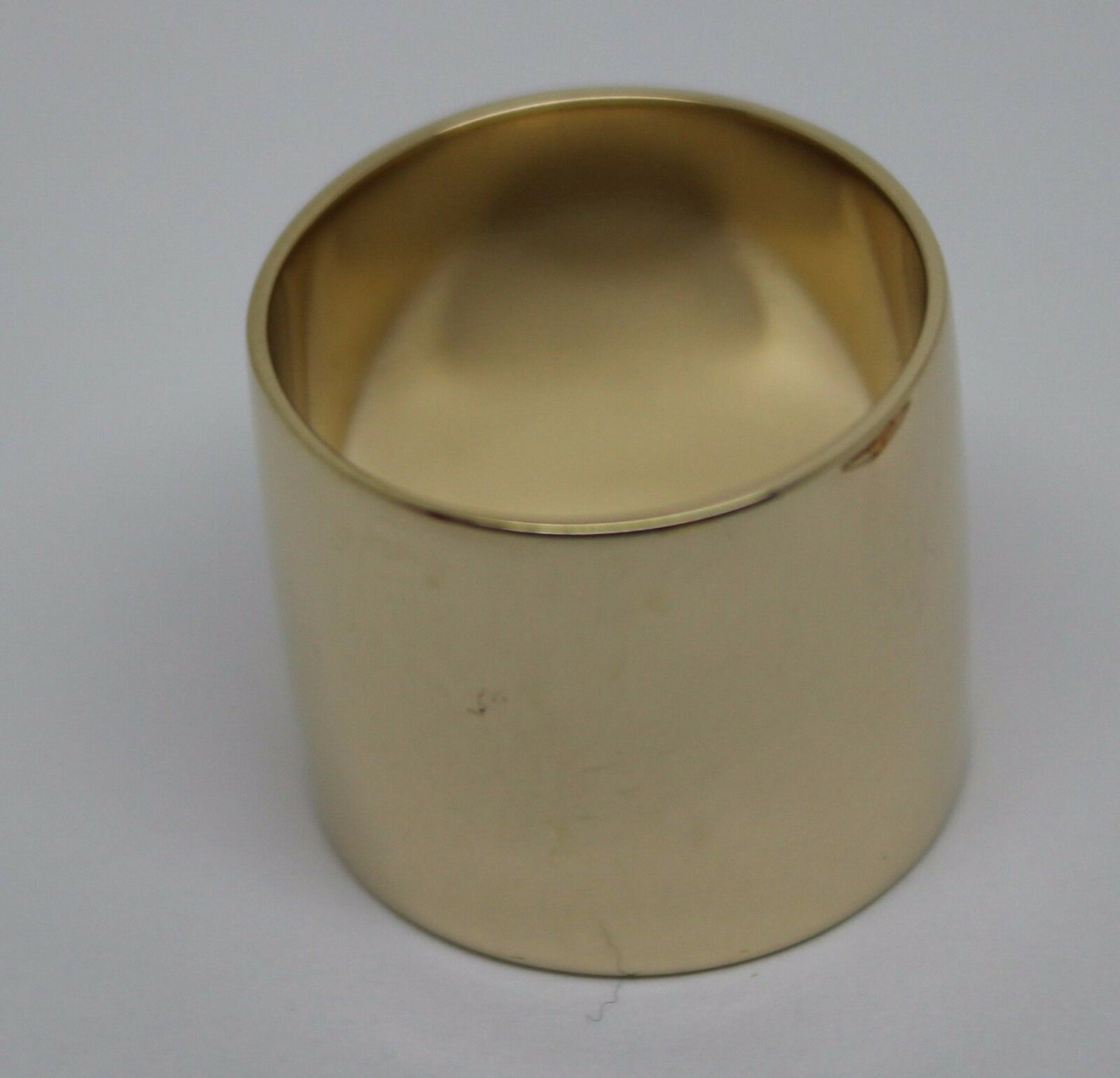 Size M / 6 Huge Genuine 9K 9ct Yellow, Rose or White Gold Full Solid 16mm Extra Wide Band Ring