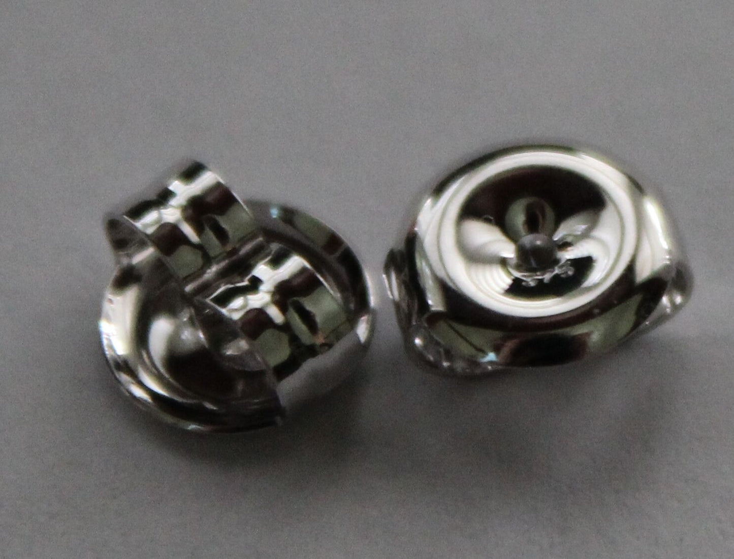 Genuine 9ct Yellow or Rose or White Gold or Sterling Silver Earring Medium butterfly backs 207