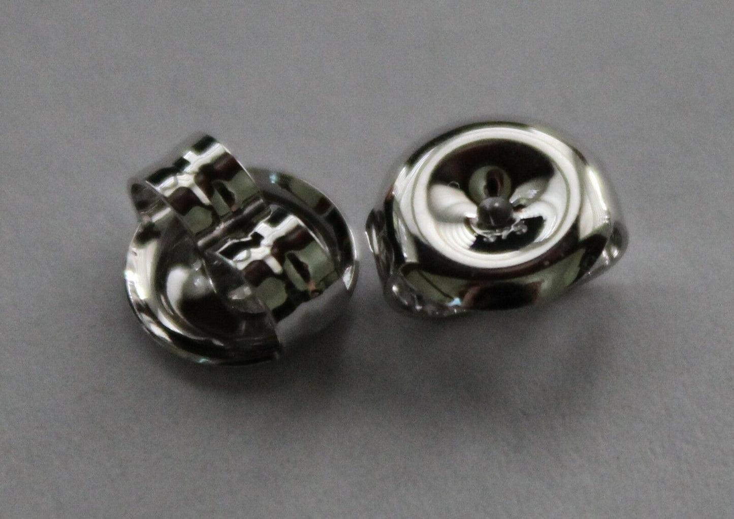 Genuine 9ct Yellow or Rose or White Gold or Sterling Silver Earring Medium butterfly backs 207