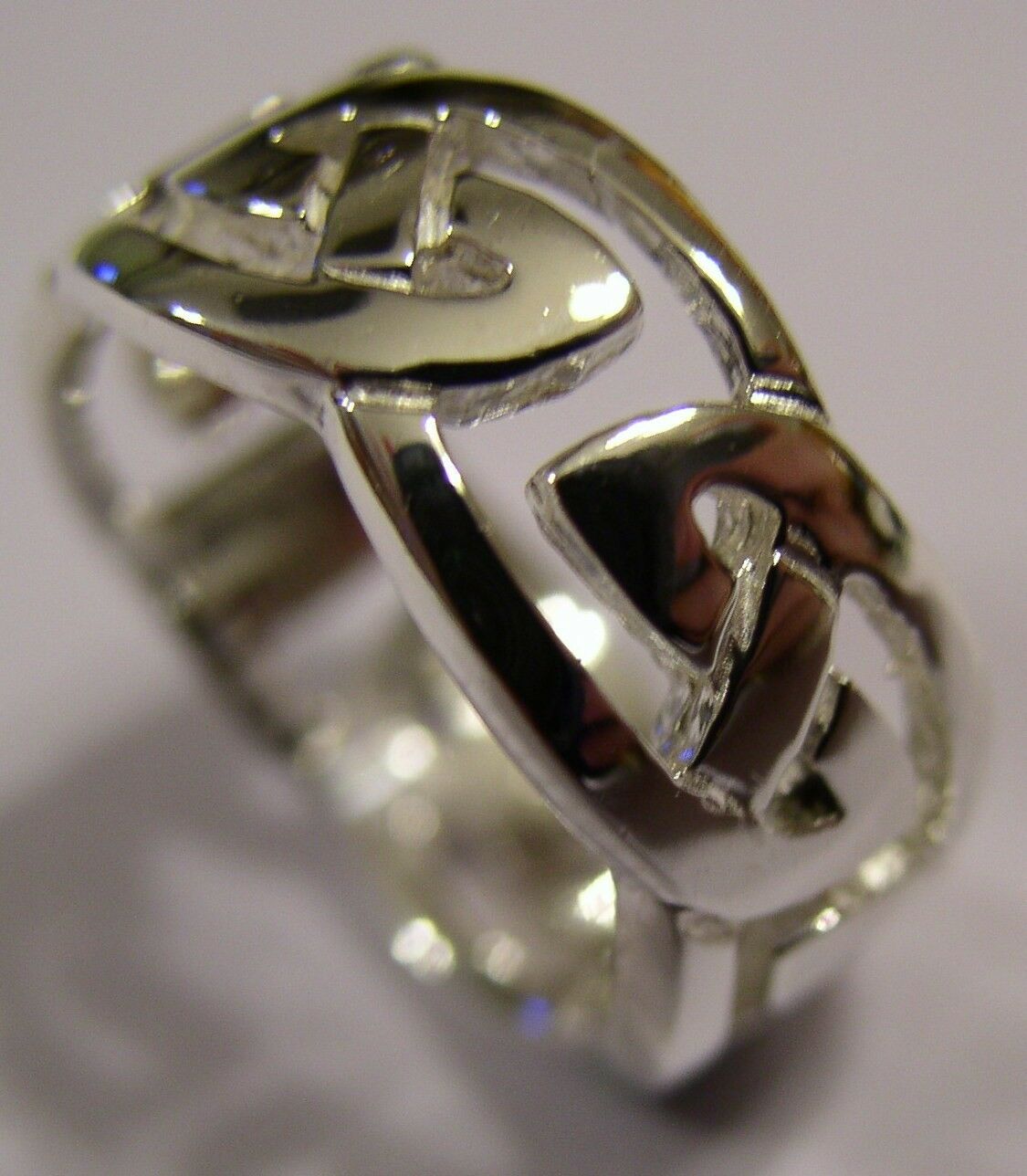 Kaedesigns GenuineSolid New Sterling Silver 925 Large Celtic Ring