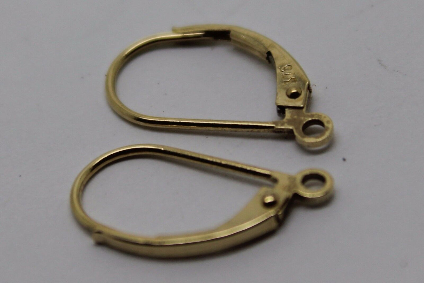 Genuine New 9k 9ct Yellow, Rose or White Gold 375 14mm X 9mm Continental Clip Hooks