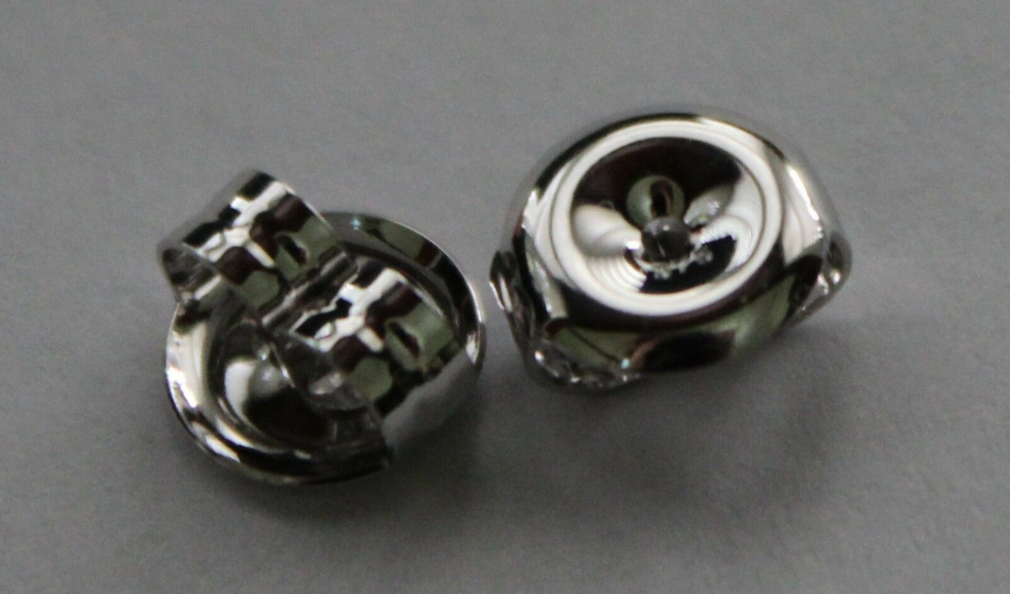 Genuine 9ct Yellow or Rose or White Gold or Sterling Silver Earring Medium butterfly backs 207