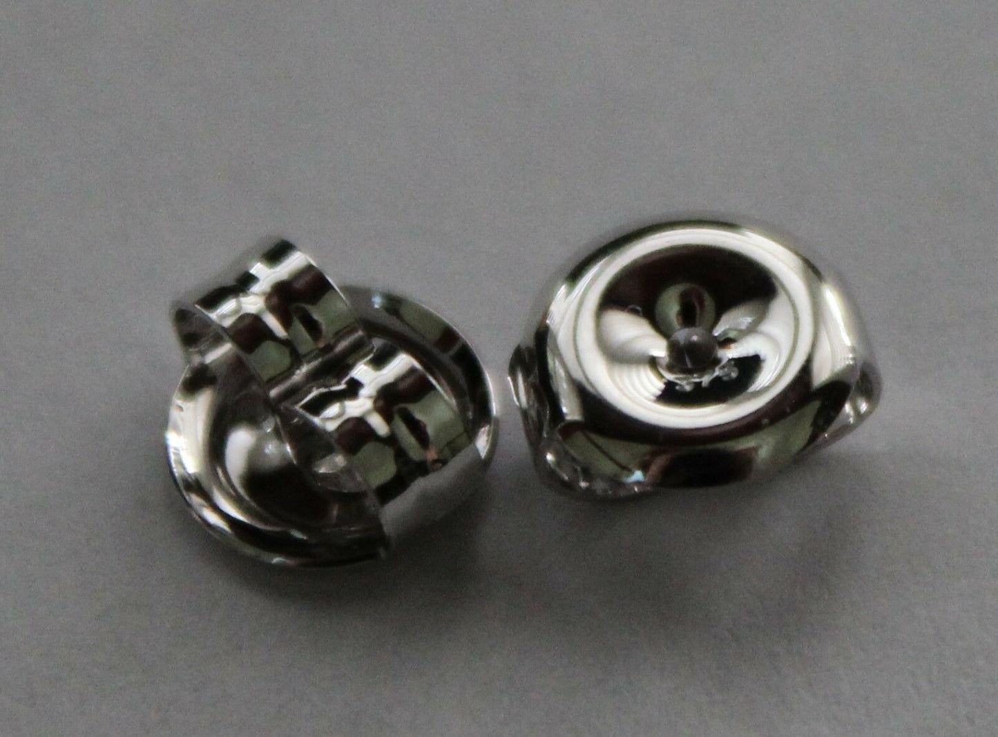 Genuine 9ct Yellow or Rose or White Gold or Sterling Silver Earring Medium butterfly backs 207
