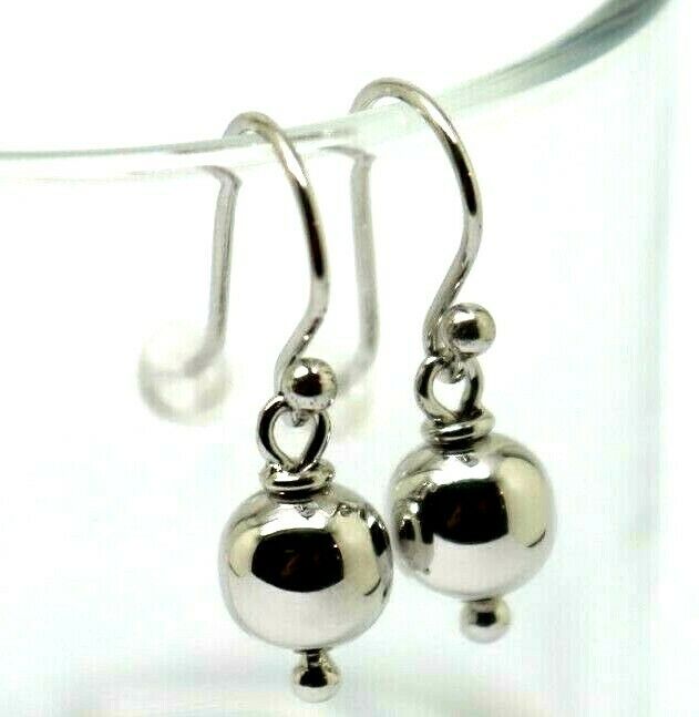 Kaedesigns, New Genuine 9ct 9kt Yellow, Rose or White Gold 8mm Euro Ball Drop Earrings