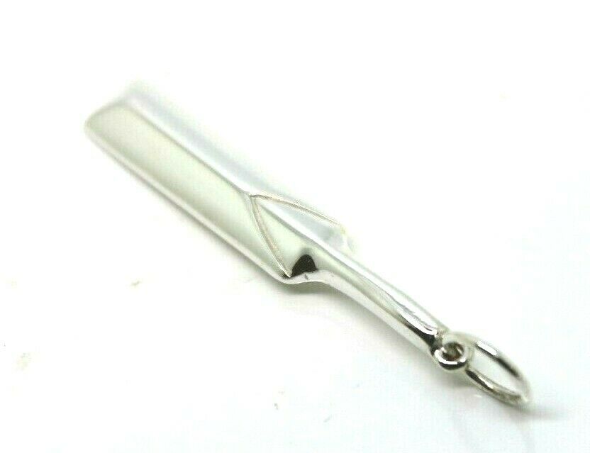 Kaedesigns Large New Sterling Silver Solid Cricket Bat Pendant / Charm