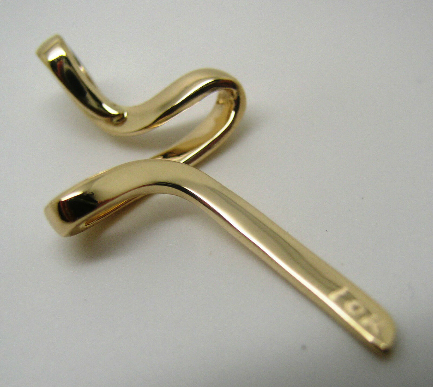Kaedesigns, Genuine Large Modern 10ct 10Kt Yellow, Rose or White Gold Cross Crucifix Pendant 277
