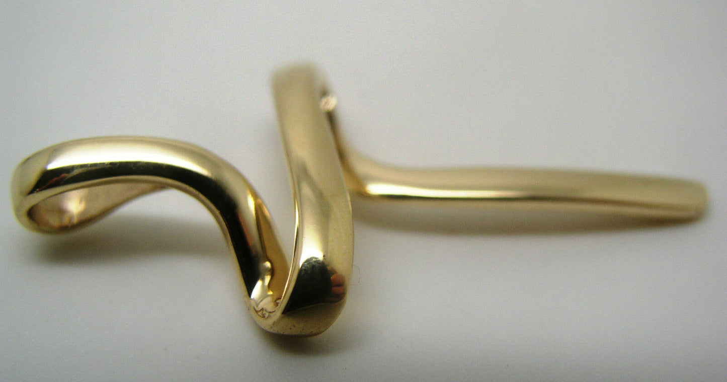 Kaedesigns, Genuine Large Modern 10ct 10Kt Yellow, Rose or White Gold Cross Crucifix Pendant 277