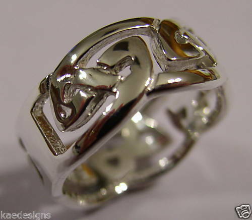 Kaedesigns GenuineSolid New Sterling Silver 925 Large Celtic Ring