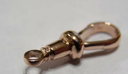 Kaedesigns New 9ct Solid Yellow, Rose or White Gold Albert Swivel Clasp 21mm Size