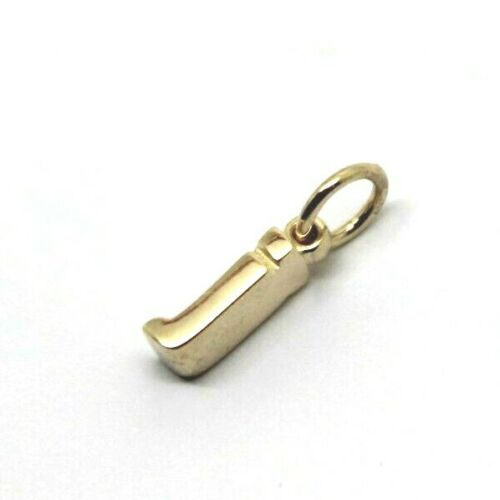9ct 9k Genuine Solid Yellow Gold Small Initial Pendant J