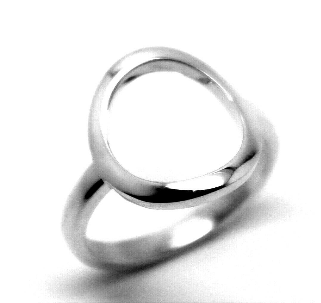 Kaedesigns New Solid Genuine 9ct Yellow, Rose or White Gold Open Circle Dress Ring - Choose your size