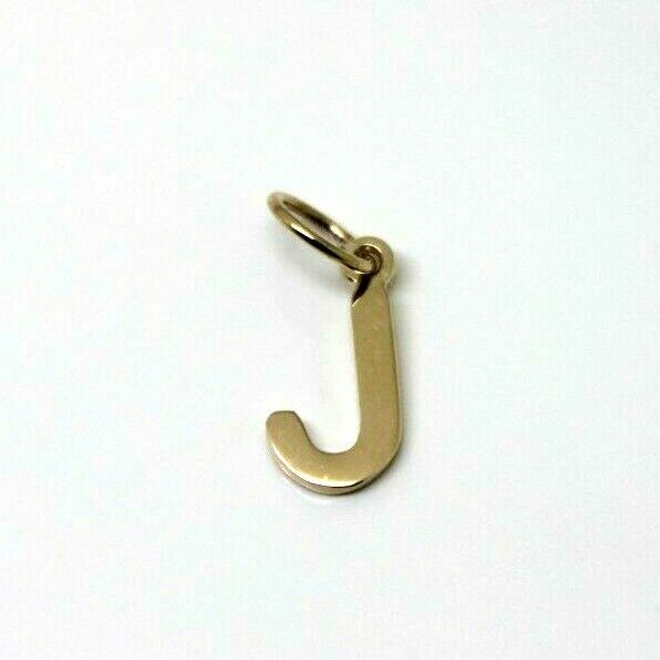 Kaedesigns, Genuine 9ct 9kt Genuine Solid Small Yellow, Rose or White Gold Initial Pendant J