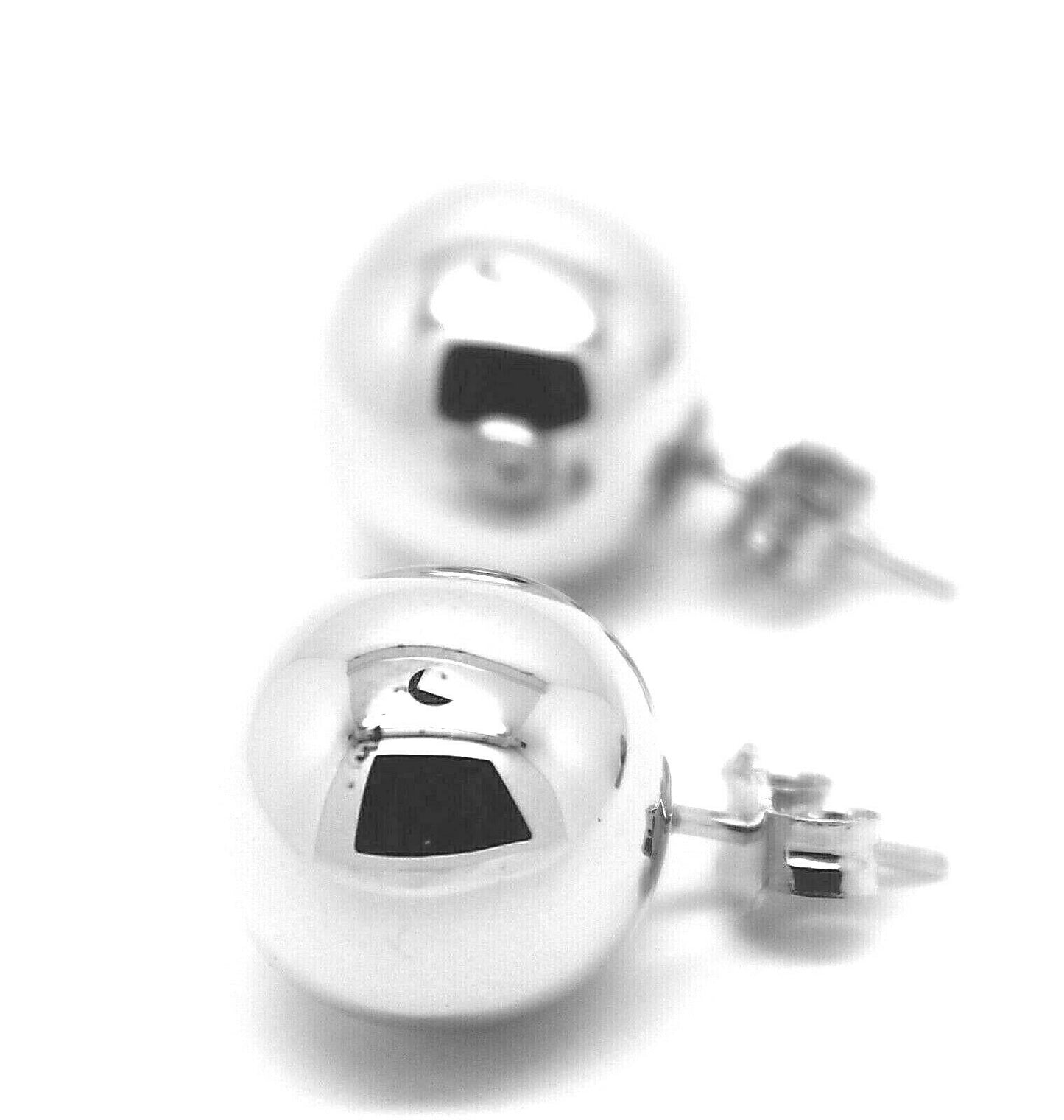 Genuine 9ct 9K Solid Yellow, Rose or White Gold 14mm Stud Ball Earrings