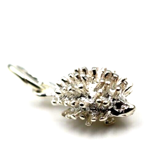 Genuine Sterling Silver 925 Echidna Pendant / Charm