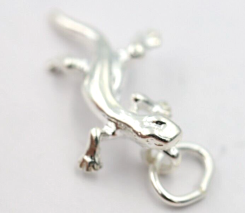 Sterling Silver 925 Small Reptile Lizard Charms or Pendant