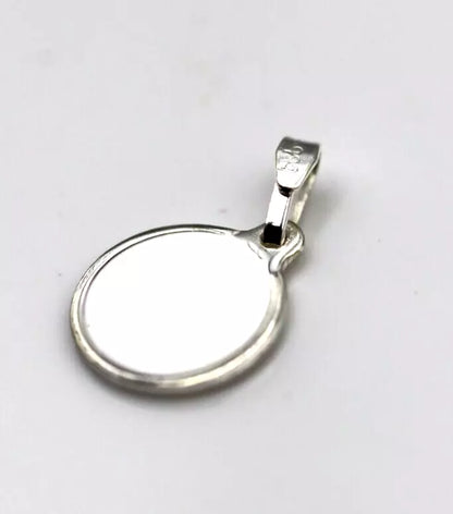 Genuine 12mm Fine Silver 999 Scorpio Round Zodiac Pendant / Charm