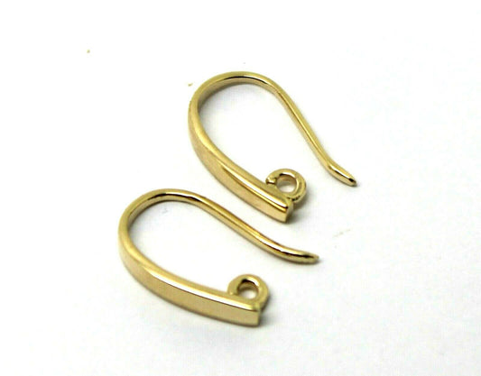 2.3mm thick 9ct Yellow, Rose or White Gold 375 Thick Clip Hooks To Make You Own Earrings!