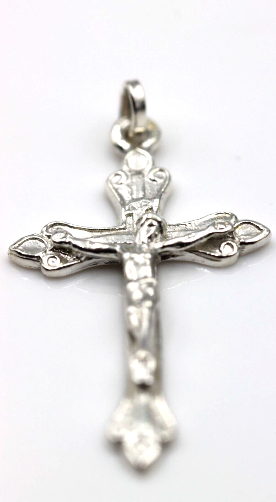 Genuine Brand New 9ct Yellow Gold or Sterling Silver Crucifix Cross 40mm x 22mm