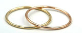 Kaedesigns New Genuine 9ct Full Solid Yellow, Rose or White Gold 4mm Wide Golf Bangle 70mm
