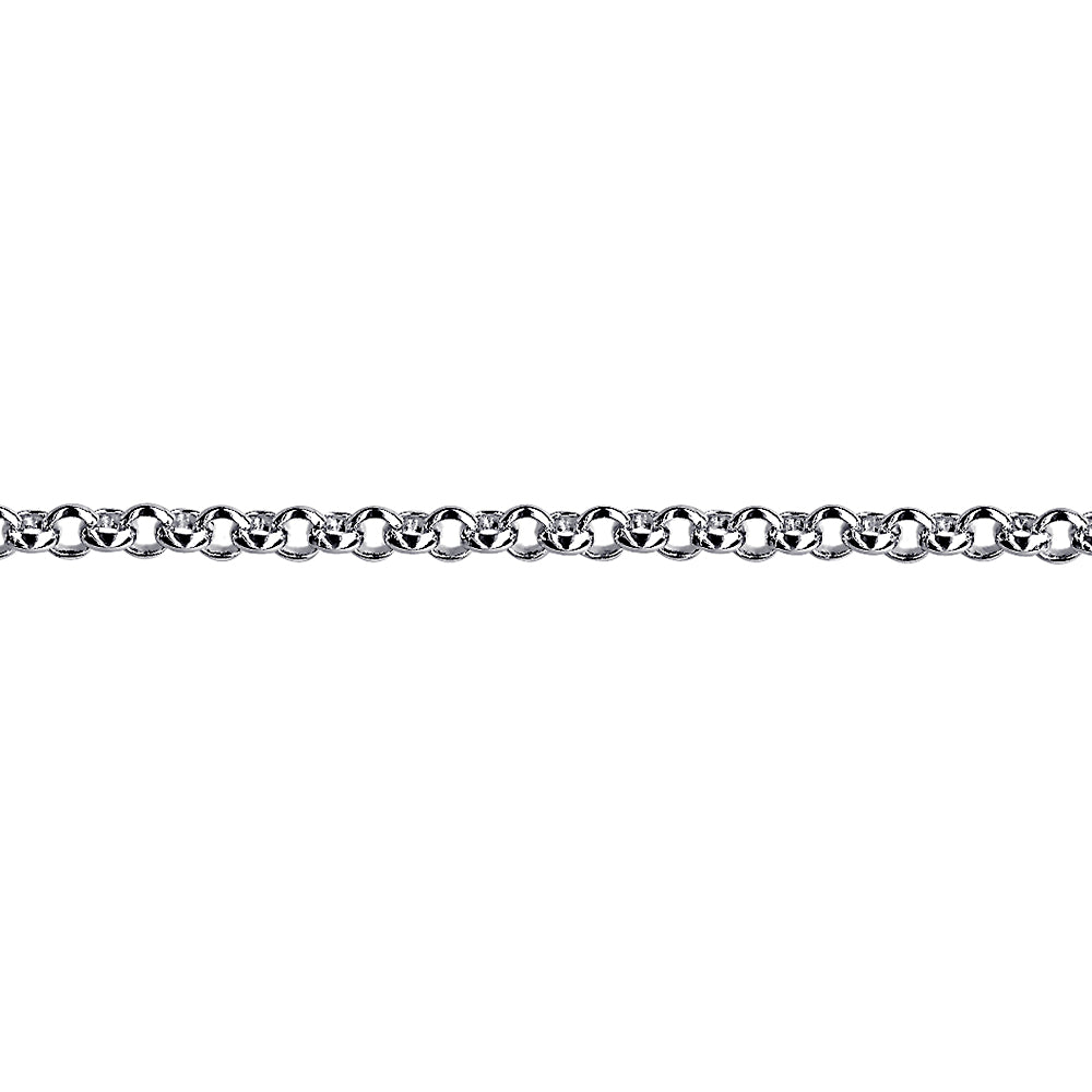 Genuine Sterling Silver 925 Round Belcher Anklet 25cm long