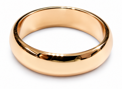 Genuine Custom Made Solid 18ct 18kt 750 Yellow, Rose or White Gold 6mm Wedding Band