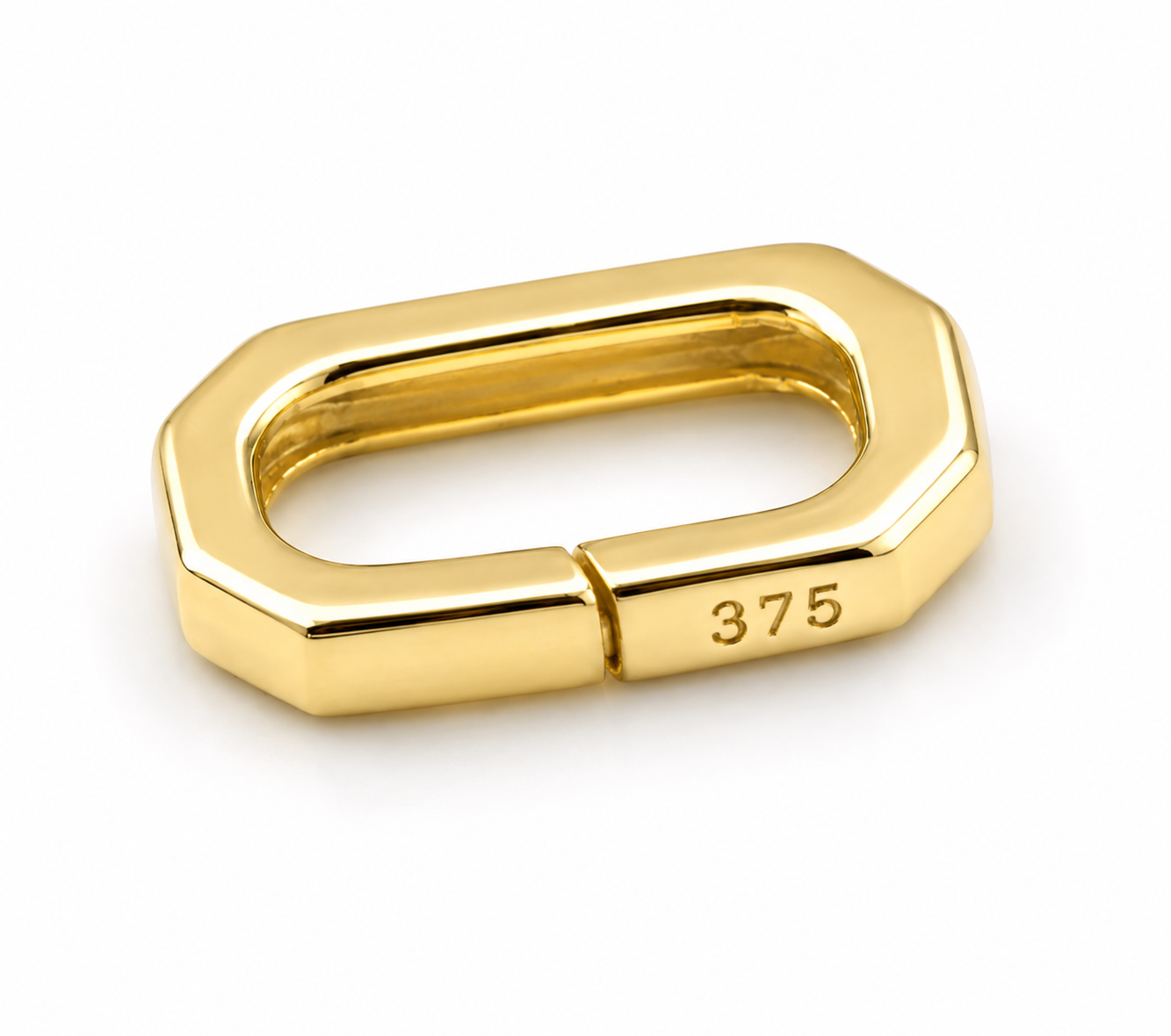 Genuine 9ct 9k 375 Rectangle Hinged Push Clasps for Bracelet Necklace
