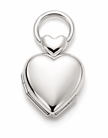 Heavy Sterling Silver 925 Locket 4 photos Family Heart Locket