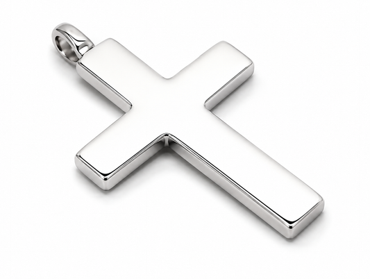 Kaedesigns Genuine Large Heavy Sterling Silver 925 Huge Cross Pendant