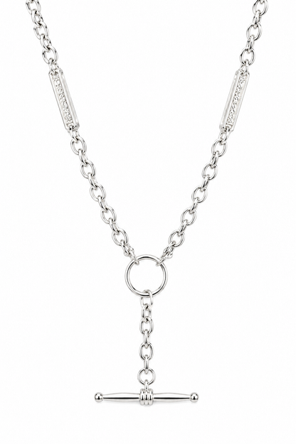 Heavy Genuine Sterling Silver 925 Antique Oval Belcher Link FOB Chain Necklace