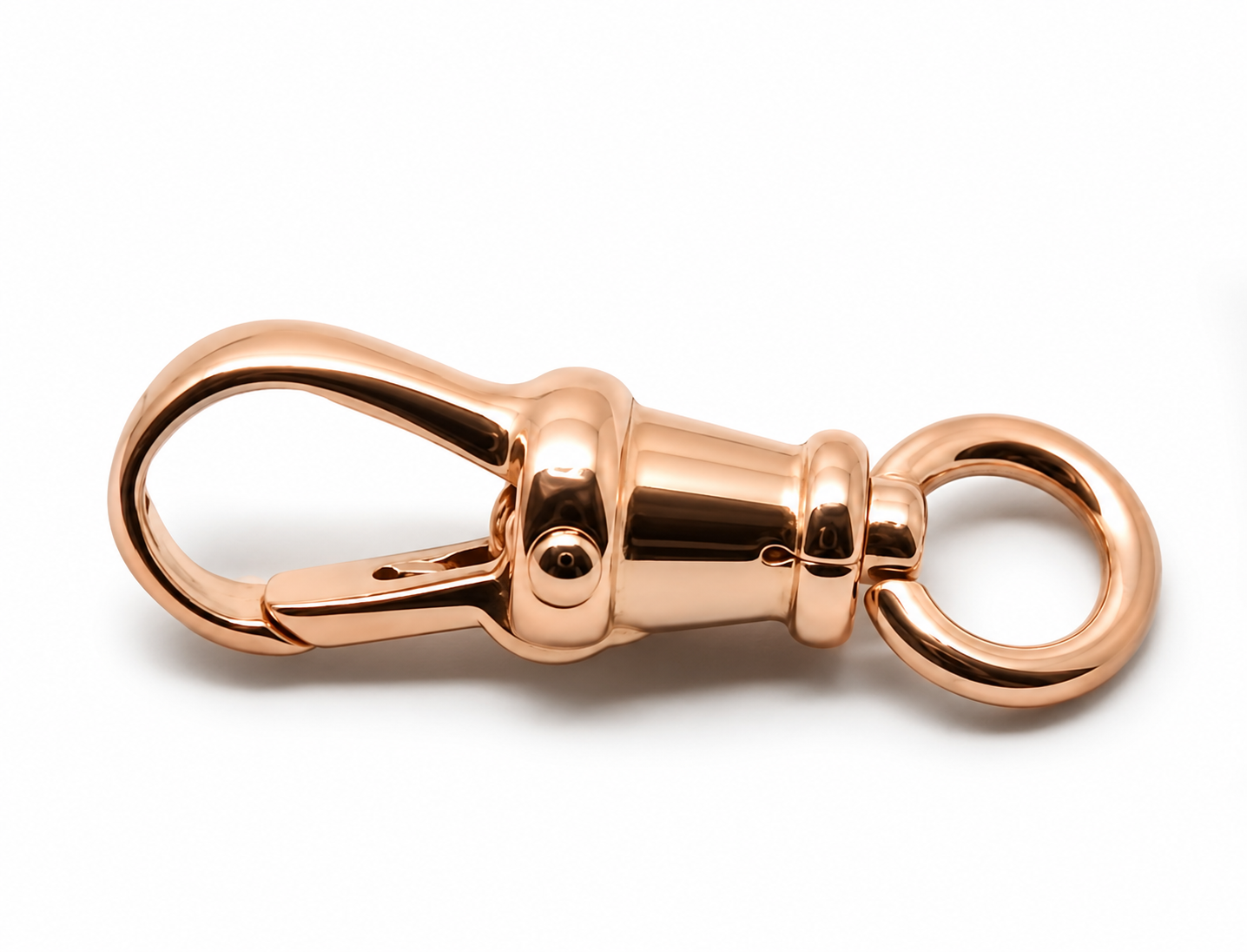 Genuine 9ct 9k 375 Solid Yellow or Rose Gold Albert Swivel Clasp 19mm Size