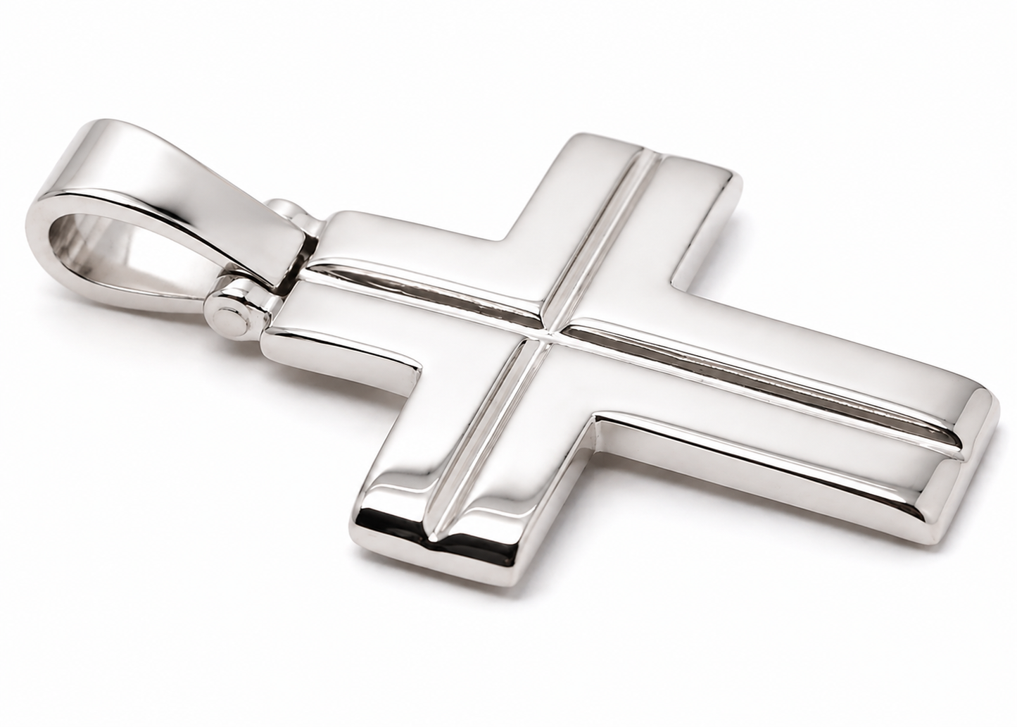 Kaedesigns, Large Heavy 9ct 9k 375 Yellow, Rose Or White Gold Solid Cross Pendant