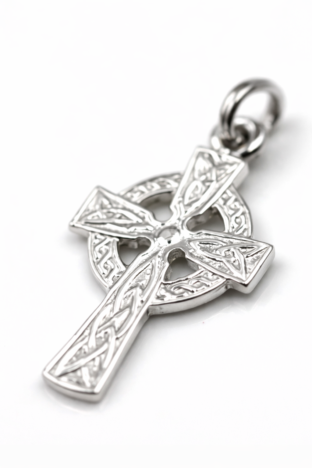 Genuine Sterling Silver 925 Celtic Cross Pendant