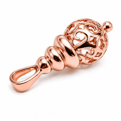 Kaedesigns New Genuine 9ct 9K Yellow, Rose or White Gold 10mm Filigree Ball Pendant