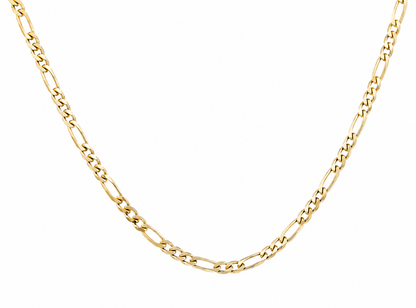 Genuine 9ct 9k 375 Yellow Gold Figaro Chain Necklace 5.5grams 55cm 2.9mm