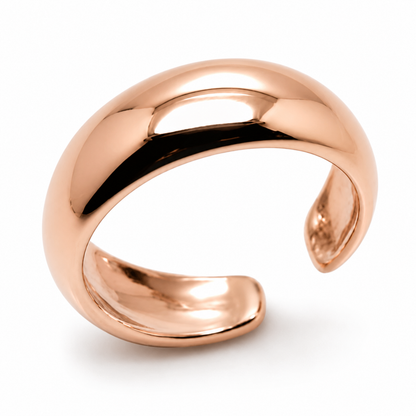 Kaedesigns Genuine Solid Dome 9ct 9kt 375 Yellow, Rose or White Gold 375 Plain Toe Ring 231