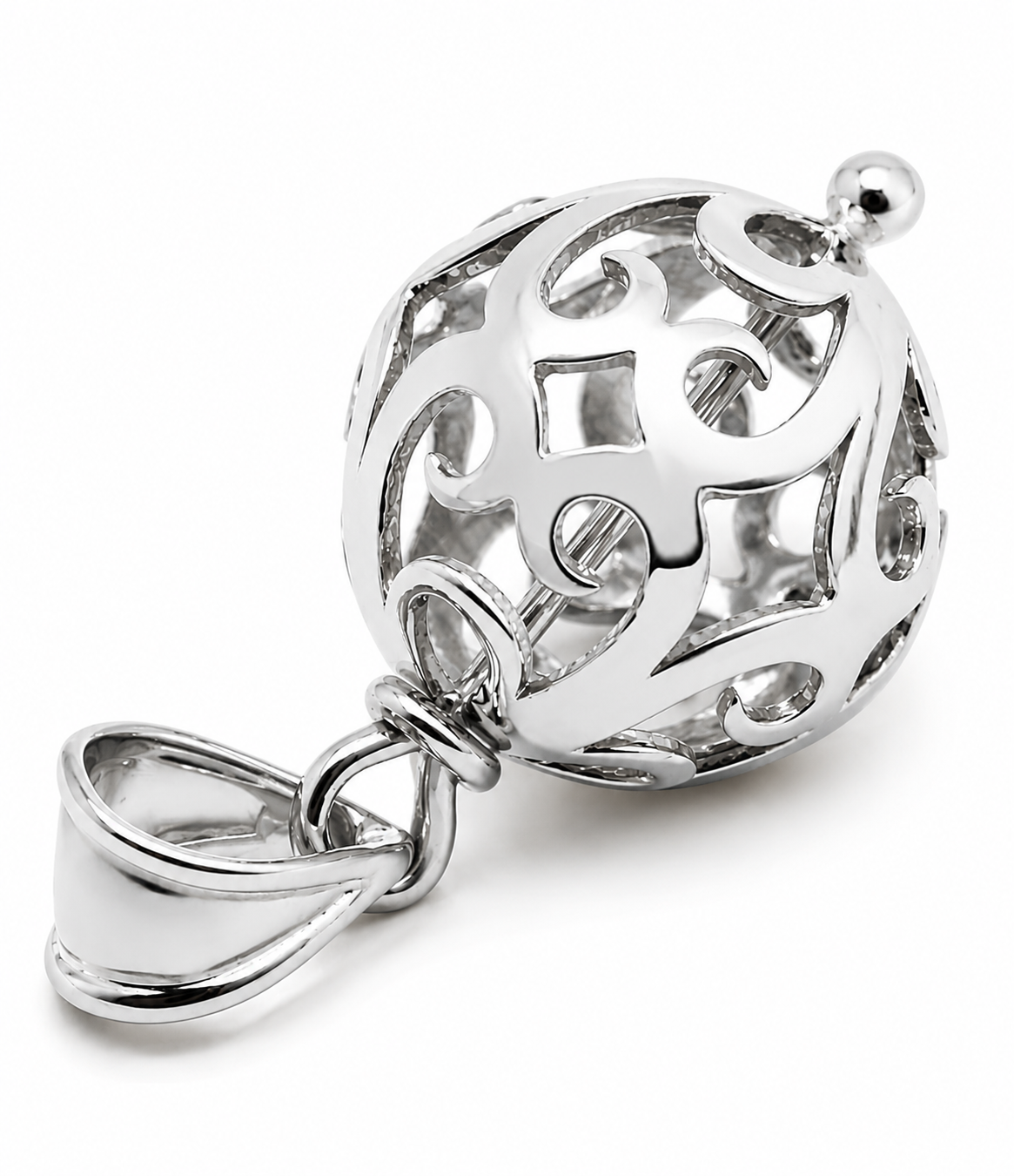 Kaedesigns Genuine 9ct 9k 375 Yellow, Rose or White Gold 14mm Filigree Ball Pendant