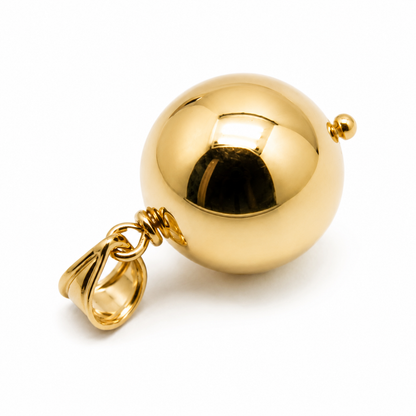 Kaedesigns Heavy 9ct 9K 375 Rose, Yellow Or White Gold 18mm Plain Ball Pendant