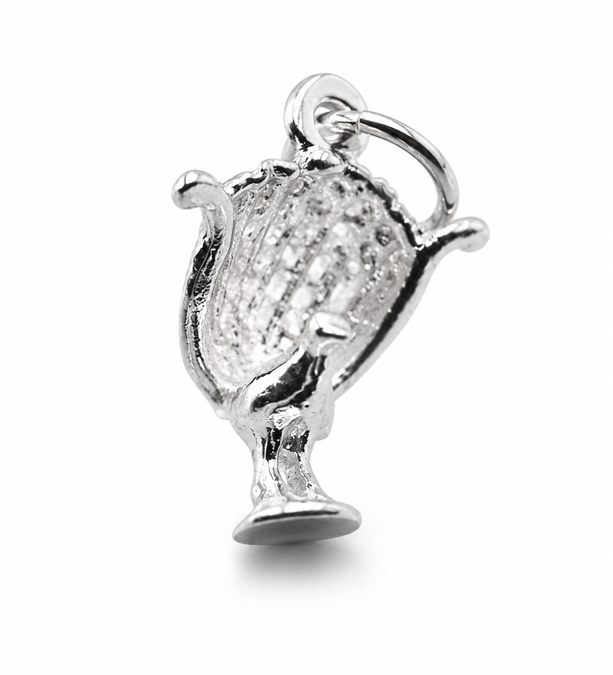 Sterling Silver 925 Light weight Lyrebird Lyre bird  +  jump ring