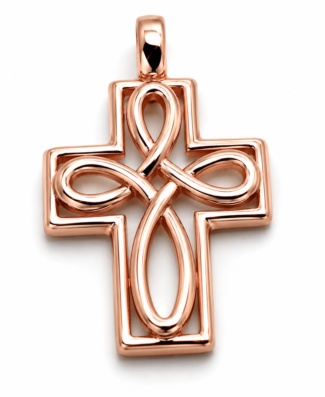 Kaedesigns, Genuine 9ct 9k 375 Yellow, Rose or White Gold 375 Celtic Cross Pendant