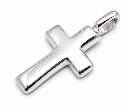 Kaedesigns Genuine Brand Sterling Silver 925 Plain Cross Pendant