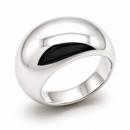 Size M, Kaedesigns, Genuine 9kt 9ct 375 Heavy Yellow, Rose or White Gold Full Solid Extra 10mm Large Dome Ring
