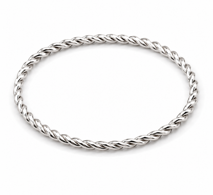 Genuine New 9ct Yellow, Rose or White Gold Dress rope stacker ring