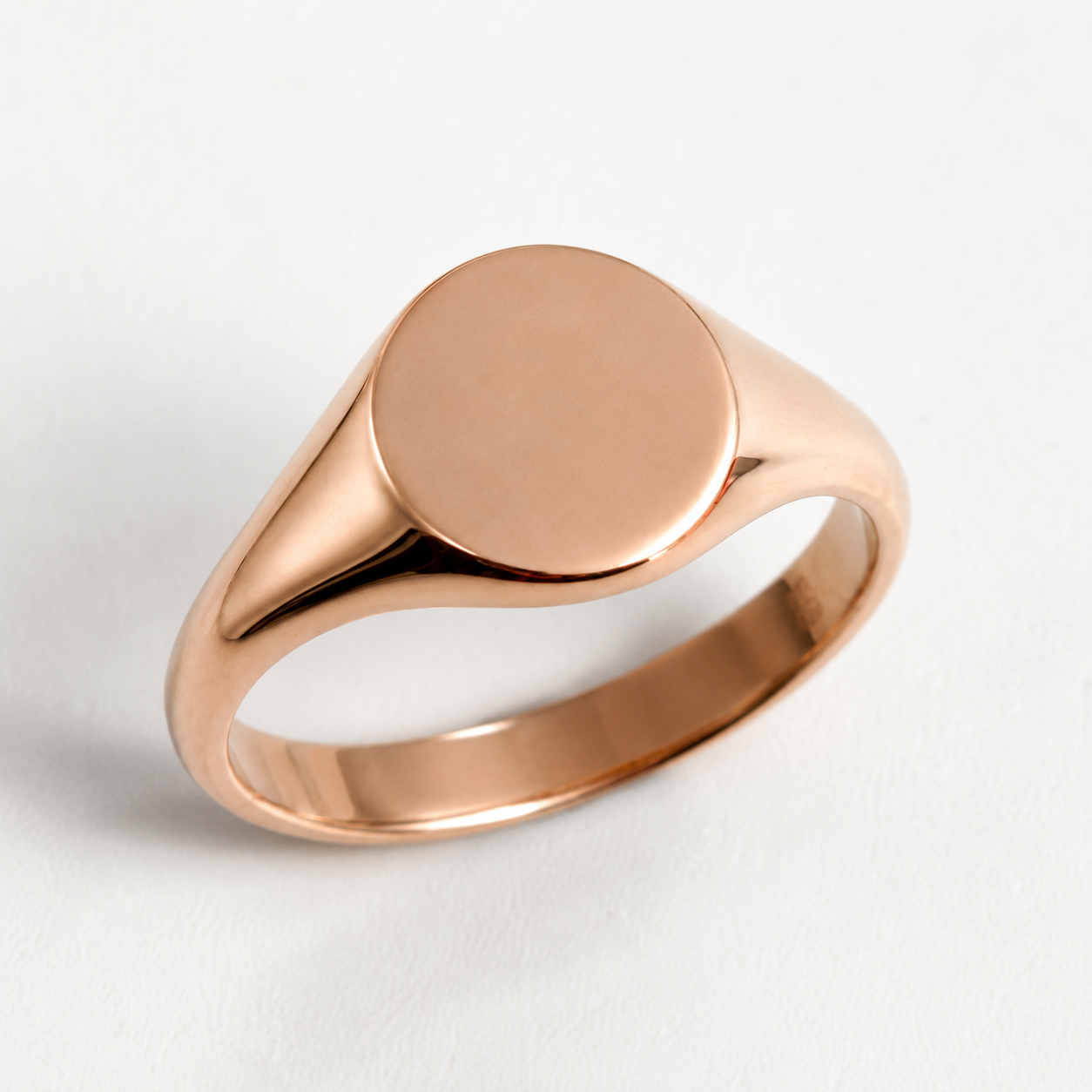 Genuine Solid 9ct 9K 375 Yellow Gold Oval Signet Ring 9mm x 7mm -  Choose your size