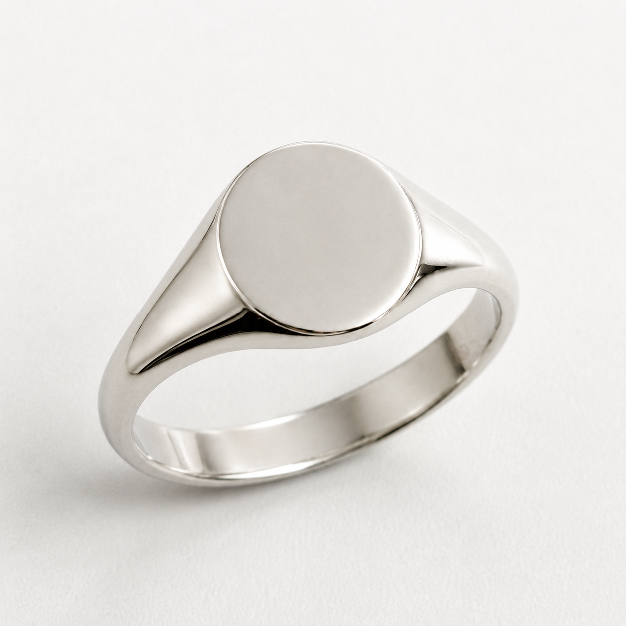 Genuine Solid 9ct 9K 375 Yellow Gold Oval Signet Ring 9mm x 7mm -  Choose your size
