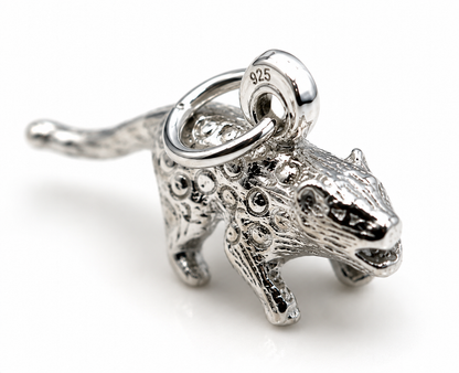Sterling Silver 925 3D Tasmanian Devil Charms or Pendant